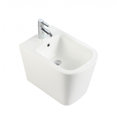 TOLEDO BIDE Биде напольное белое с отверстием под смеситель, IBERICA BLANCA фото в интернет-магазине Русалия