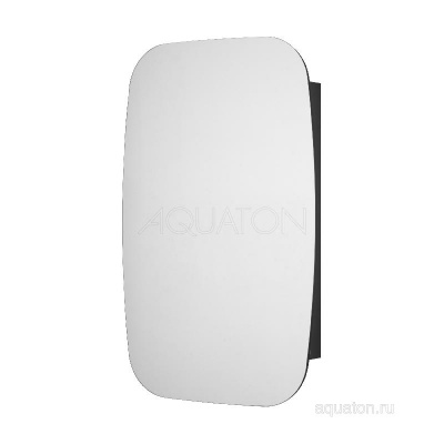 Зеркальный шкаф AQUATON Сохо 60 графит левый 1A258302AJA0L фото в интернет-магазине Русалия