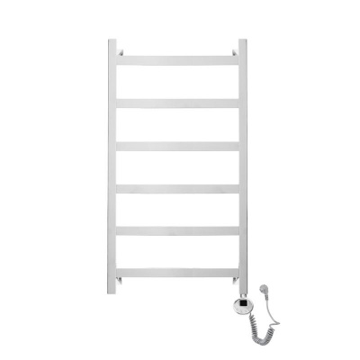 Электрический полотенцесушитель Квадро Плюс П6 500х800 ER, хром Domoterm фото в интернет-магазине Русалия