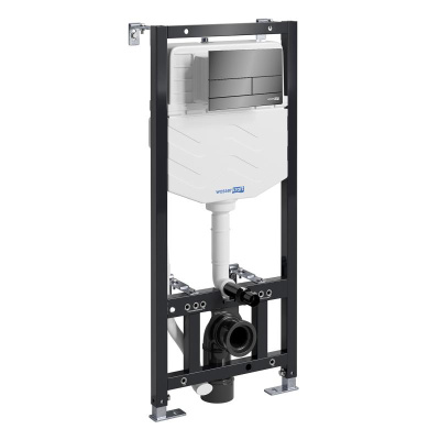 Aller 10TLT.010.ME.PB04 Система инсталляции для унитазов, черный Wasserkraft фото в интернет-магазине Русалия