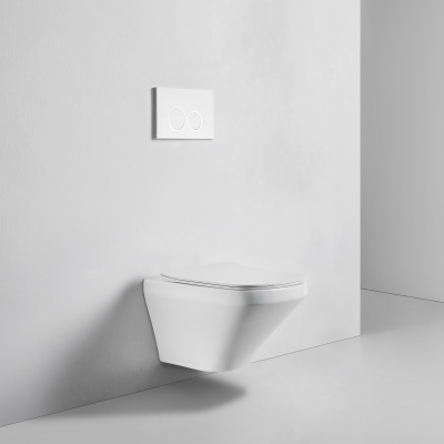 BOND F11-10 Унитаз подвесной безободковый с сиденьем с микролифтом фото в интернет-магазине Русалия