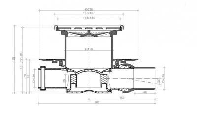 Точечный трап Pestan Confluo Standard 15х15 Tide Mask  (13000080) фото в интернет-магазине Русалия
