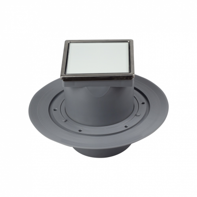 Точечный трап Pestan Confluo Standard 10х10 Dry White Glass  (13000111) фото в интернет-магазине Русалия