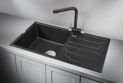 Кухонная мойка GRANULA (8601, ТУРМАЛИН) фото в интернет-магазине Русалия