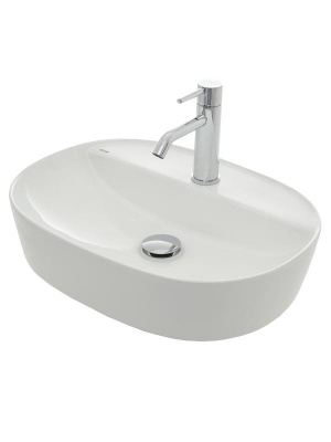 AQM5002 Раковина настольная с отверстием под смеситель. 505x385x120 фото в интернет-магазине Русалия