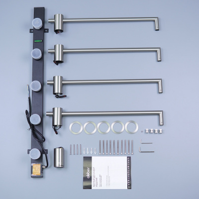 Полотенцесушитель электрический ABBER Charme AH4004BST сталь брашированная фото в интернет-магазине Русалия