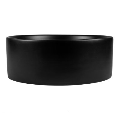 BOND S53-398 Раковина накладная круглая 39*39*15см черная фото в интернет-магазине Русалия