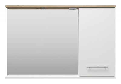 Зеркальный шкаф Респект 120 правый Э-Рес02120-1П Misty фото в интернет-магазине Русалия