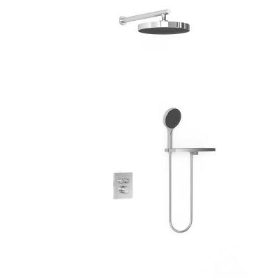 Душевой комплект Inspire VSFW-3I21MT2RCH встраиваемый, термостатический, двухрежимный, хром Vincea фото в интернет-магазине Русалия