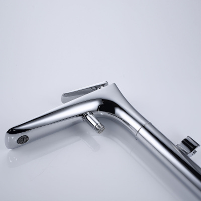 Смеситель для ванны напольный VTF-102CH однорычажный, хром Vincea фото в интернет-магазине Русалия