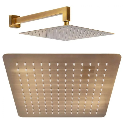 Душевая система встраиваемая Hansberge H6075BR, бронза фото в интернет-магазине Русалия