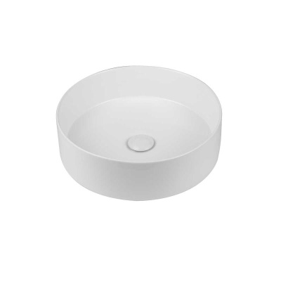 Раковина керамическая Vincea VBS-316, 405*405*130, накладная, цвет белый фото в интернет-магазине Русалия