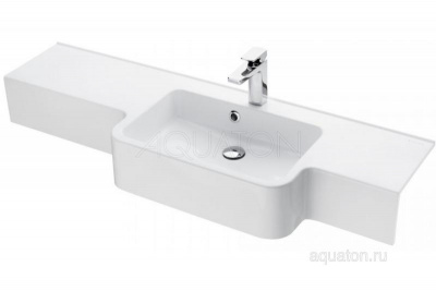 Раковина AQUATON Hotel B 151 правая белая 1A709531PI01P фото в интернет-магазине Русалия