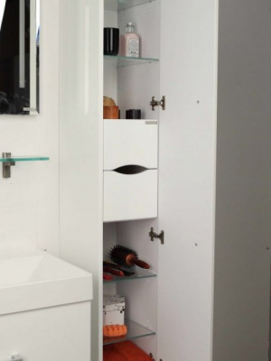 Тумба с раковиной Мадрид 80 черный Акватон фото в интернет-магазине Русалия