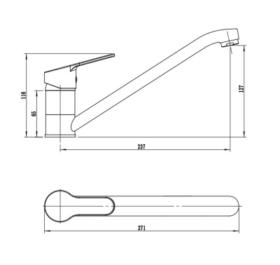 Смеситель для кухни RUSH SKY (SK5720-27) фото в интернет-магазине Русалия