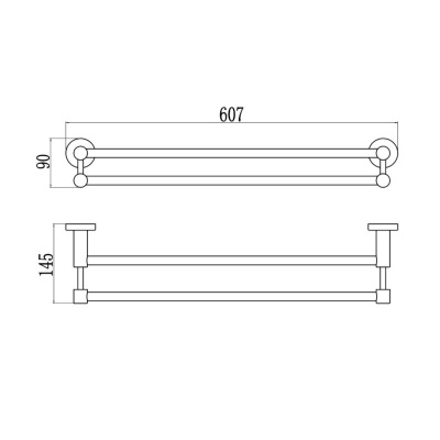 Полотенцедержатель Savol S-005649, сатин фото в интернет-магазине Русалия