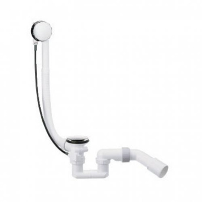 Удлиненный полуавтоматический слив-перелив (обвязка) для ванны 595678 Simplex Viega фото в интернет-магазине Русалия