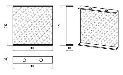 Зеркало Енисей 80 Э-Ени02080-011 Misty фото в интернет-магазине Русалия