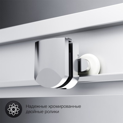 W90G-403-090MT Gem душ.ограждение 90х90 квадрат,стекло прозрачное,профиль мат. серебро, без поддона Am.Pm фото в интернет-магазине Русалия