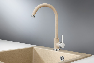 Смеситель для кухни GRANULA (ST-4031, ПЕСОК) фото в интернет-магазине Русалия