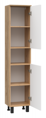 Шкаф - пенал Крафт 35 универсальный П-Кра-05035-01Пр Misty фото в интернет-магазине Русалия