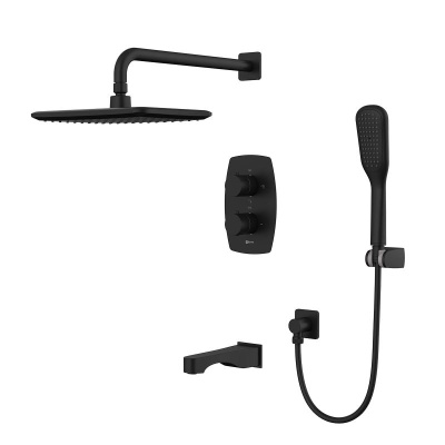 Смеситель Lemark Ursus для ванны и душа термостатический встраиваемый (LM7242BL) фото в интернет-магазине Русалия