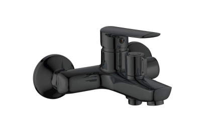 Смеситель для ванны ESKO "Lagos Black" с аксессуарами (LG54B) фото в интернет-магазине Русалия