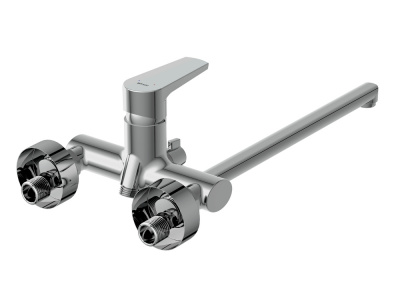 Смеситель для ванны универсальный с длинным изливом Moduo A64098 Cersanit фото в интернет-магазине Русалия