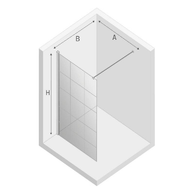 Душевое ограждение NEW TRENDY NEW MODUS BLACK 90x200 EXK-5547 (черный) фото в интернет-магазине Русалия
