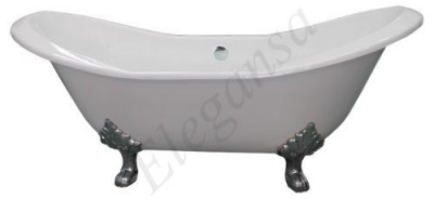 Чугунная ванна Elegansa Taiss Crome 180х80 фото в интернет-магазине Русалия