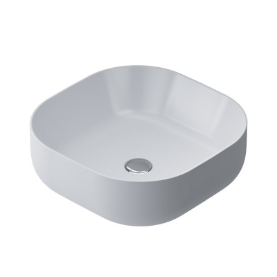 M8FWCC30430WG Func Раковина накладная, квадрат, 43 см, цвет белый глянец Am.Pm фото в интернет-магазине Русалия