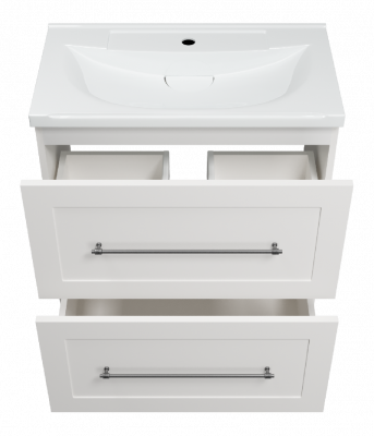 Тумба Марта 70 (белая) с раковиной Misty EVVA 70 Misty фото в интернет-магазине Русалия