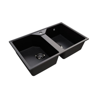 Кухонная мойка Maretti Kitchen KT770-BL, черный фото в интернет-магазине Русалия