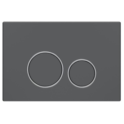 Кнопка смыва Vincea VFP-005GM, цвет вороненая сталь фото в интернет-магазине Русалия