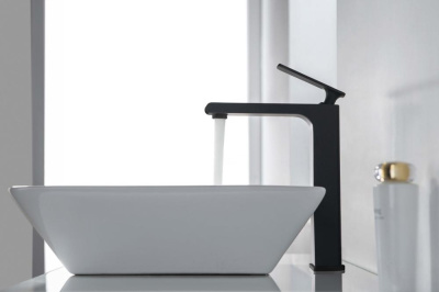 Смеситель для раковины-чаши Timo Anni (2711/03F) черный фото в интернет-магазине Русалия