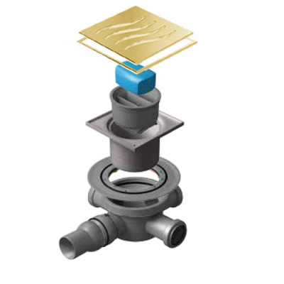 Точечный трап Pestan Confluo Standard 10х10 Dry Mask Gold (13000171) фото в интернет-магазине Русалия