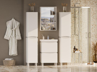 Зеркальный шкаф Венера 55 левый П-Внр04055-01СвЛ Misty фото в интернет-магазине Русалия