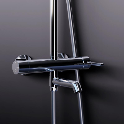 936740000 Scandinavian Pure душевая система с ванно душевым смесителем, хром фото в интернет-магазине Русалия