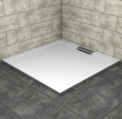 Душевой поддон из искусственного камня GWS-01 100х100 квадрат RGW фото в интернет-магазине Русалия