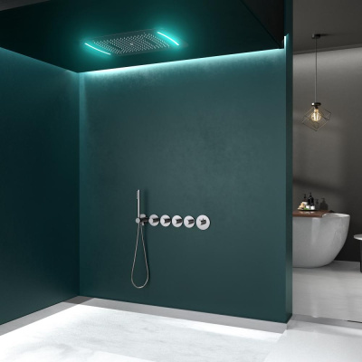 Душевая система встроенная с термостатом Timo Saona хром (SX-2319/00SM) фото в интернет-магазине Русалия