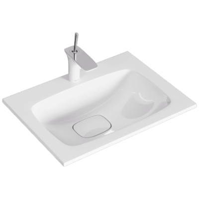 Подвесная тумба 60 Miami дуб сонома Mai.01.06 + умывальник Malaga 600 Mal.06.04.D Aqwella фото в интернет-магазине Русалия