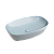 Умывальник чаша накладная овальная (цвет Серо-Голубой Матовый) Element 600*380*138мм CN6049MHL Ceramica Nova фото в интернет-магазине Русалия
