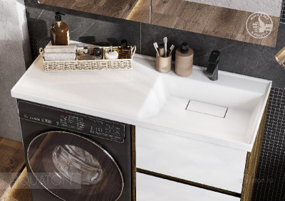 Тумба под раковину AQUATON Лондри 60 Дуб Рустикальный без фасада 1A266901LHDR0 фото в интернет-магазине Русалия