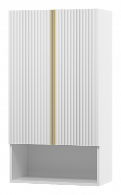 Шкаф Vega 60 над стиральной машиной подвесной (белый) VEG-08060-011 Brevita фото в интернет-магазине Русалия