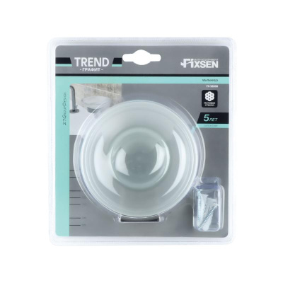 Мыльница FIXSEN  TREND GRAPHITE FX-98008, графит фото в интернет-магазине Русалия