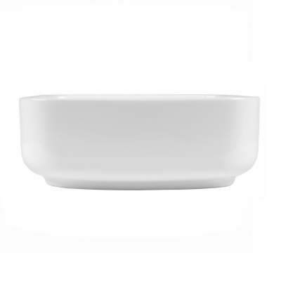 BOND S57-380 Раковина накладная квадратная 38*38*13,5см белая фото в интернет-магазине Русалия