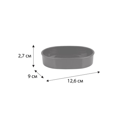 Мыльница FIXSEN ROUND BLACK FX-454-4, черный фото в интернет-магазине Русалия