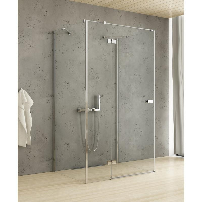 Душевое ограждение NEW TRENDY REFLEXA L 120x100x200 EXK-5241 (хром) фото в интернет-магазине Русалия