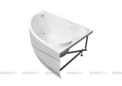 Ванна акриловая асимметричная Mayorca 150x100 Aquanet