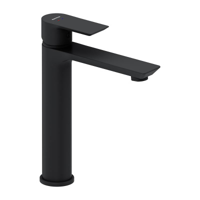 470250300 Apollo Высокий смеситель для умывальника, черный Damixa фото в интернет-магазине Русалия